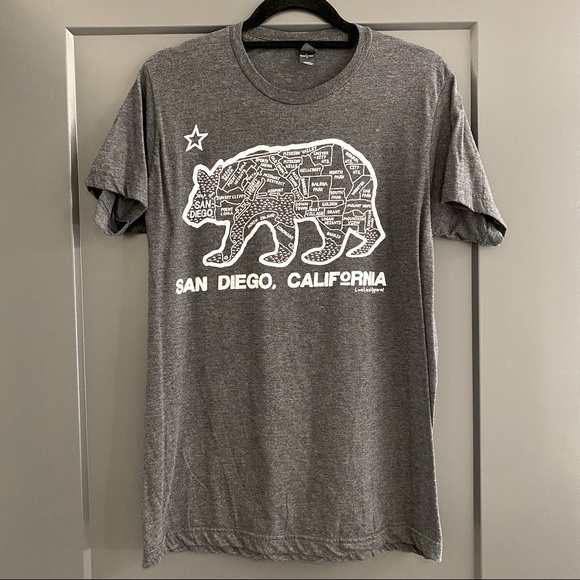 🥁 Map of San Diego California shirt - Picture 1 of 2